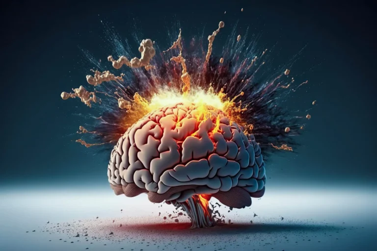 Cognitive Overload: A Mind Stretched to Its Limits, On the Brink of Chaotic Breakdown, ai generative
